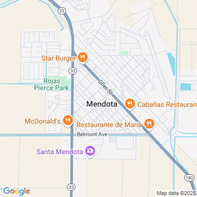Location of the Mendota DMV office