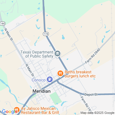 Location of the Meridian DMV office