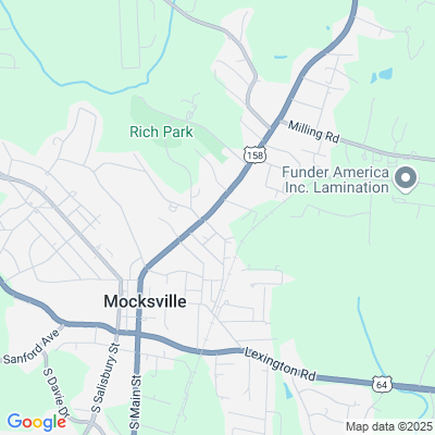 Location of the Mocksville Driver License Office DMV office