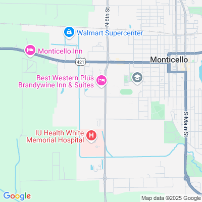 Location of the Monticello DMV office
