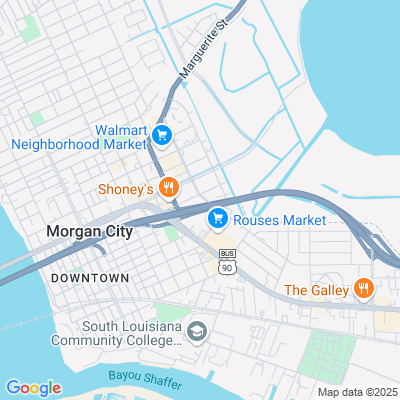Location of the Morgan City DMV office
