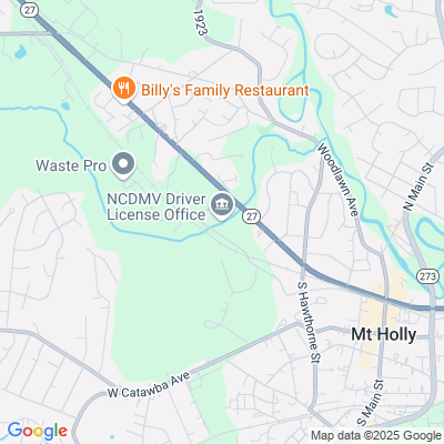 Location of the Mount Holly Municipal Building Driver License Office DMV office