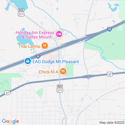 Location of the Mount Pleasant DMV office