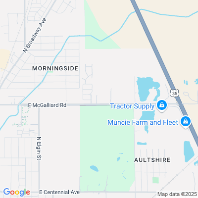 Location of the Muncie DMV office