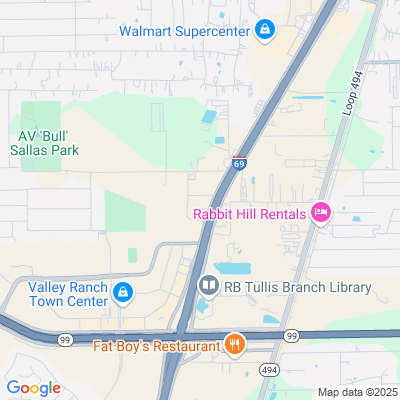Location of the New Caney DMV office