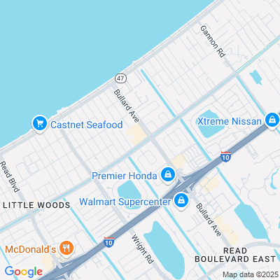 Location of the New Orleans - East DMV office