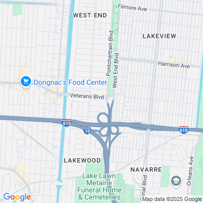 Location of the New Orleans DMV office