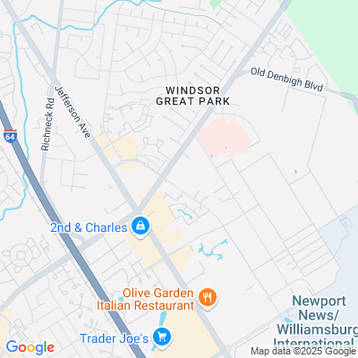Location of the Newport News Customer Service Center DMV office