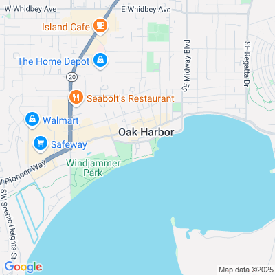 Location of the Oak Harbor DMV office