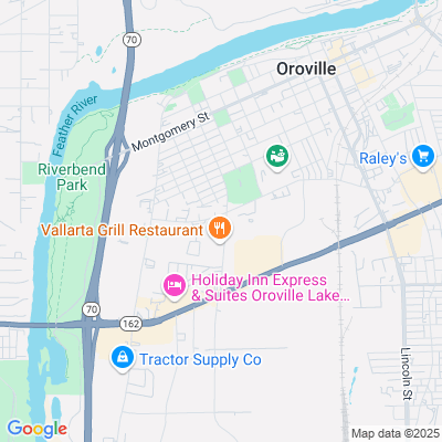 Location of the Oroville DMV office