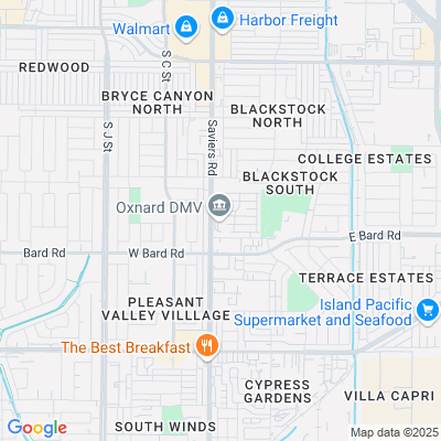 Location of the Oxnard DMV office