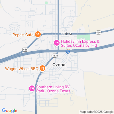Location of the Ozona DMV office