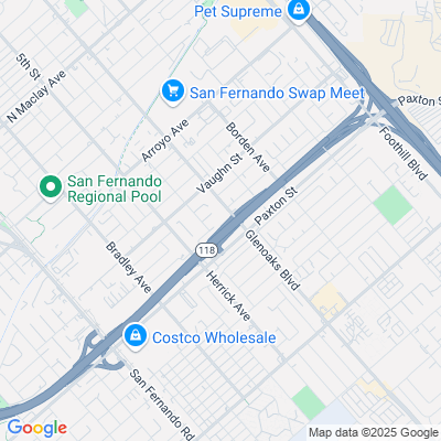 Location of the Pacoima Driver License Processing Center (DL Only) DMV office