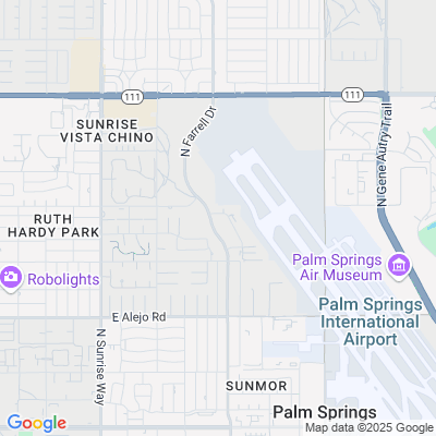 Location of the Palm Springs DMV office