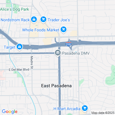Location of the Pasadena DMV office