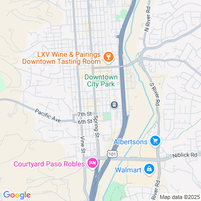 Location of the Paso Robles DMV office