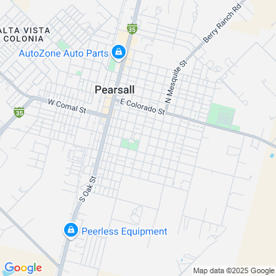Location of the Pearsall DMV office