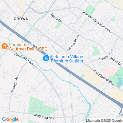 Location of the Petaluma DMV office