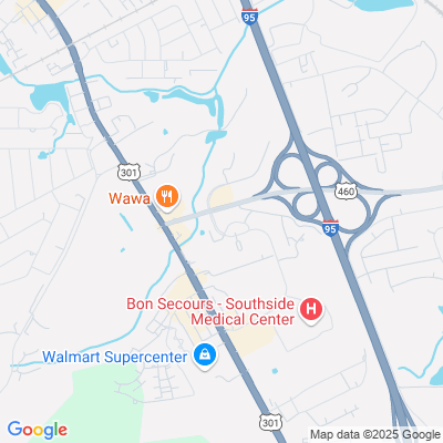 Location of the Petersburg Customer Service Center DMV office