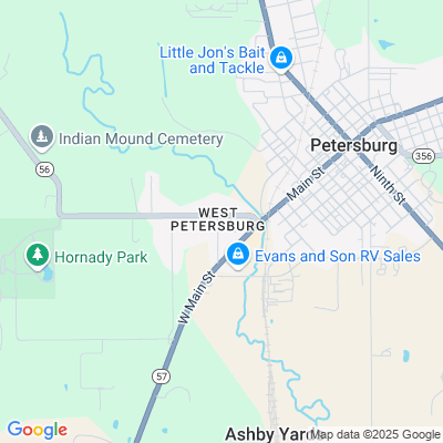 Location of the Petersburg DMV office
