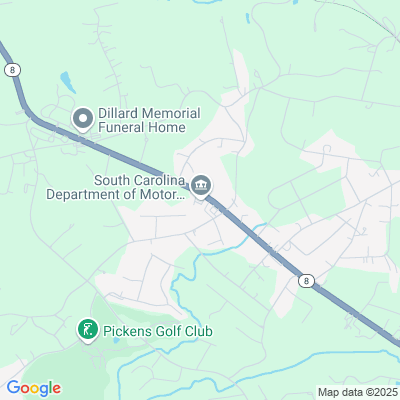 Location of the Pickens DMV office