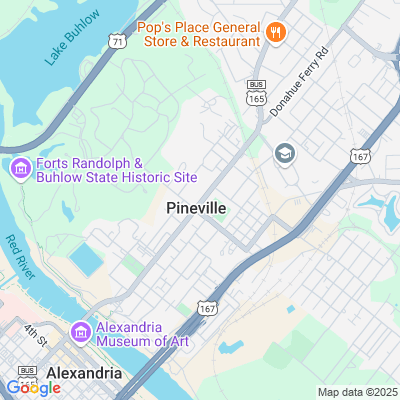 Location of the Pineville DMV office