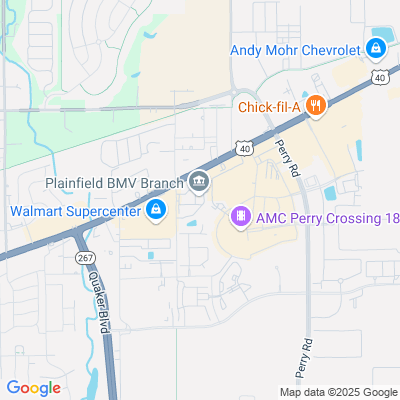 Location of the Plainfield DMV office