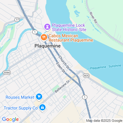 Location of the Plaquemine DMV office