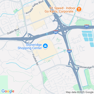 Location of the Pleasanton Stoneridge DMV office