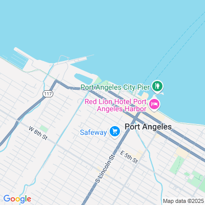 Location of the Port Angeles DMV office