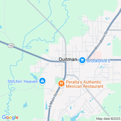 Location of the Quitman DMV office