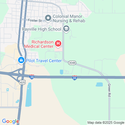 Location of the Rayville DMV office