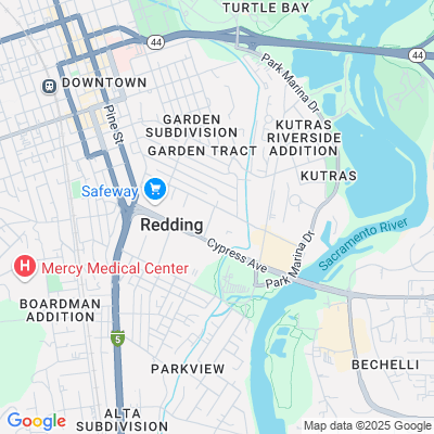 Location of the Redding DMV office