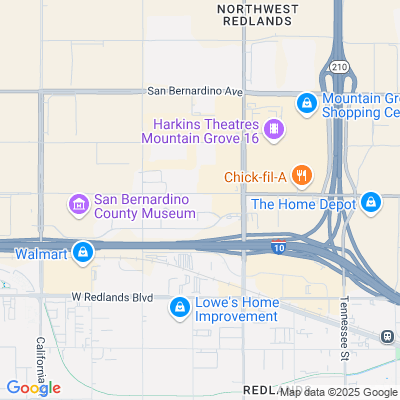 Location of the Redlands DMV office