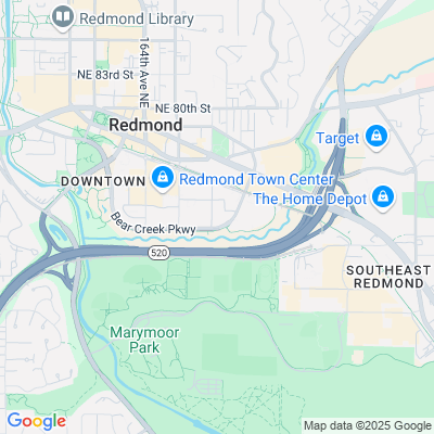 Location of the Redmond DMV office