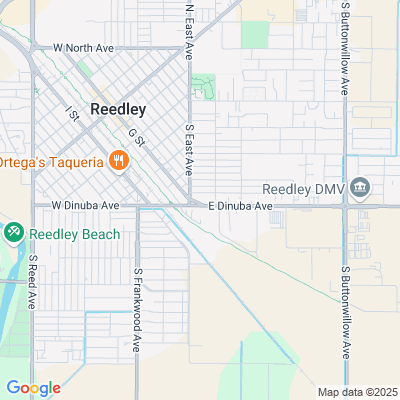 Location of the Reedley DMV office