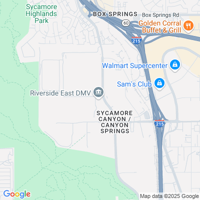 Location of the Riverside East DMV office