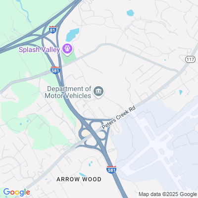 Location of the Roanoke Customer Service Center DMV office