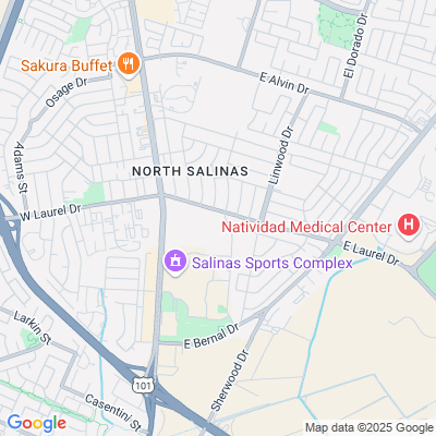 Location of the Salinas DMV office