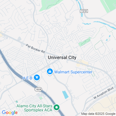 Location of the San Antonio-Universal City Pat Booker DMV office