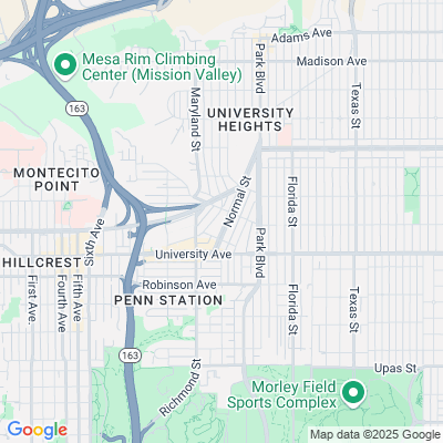 Location of the San Diego DMV office
