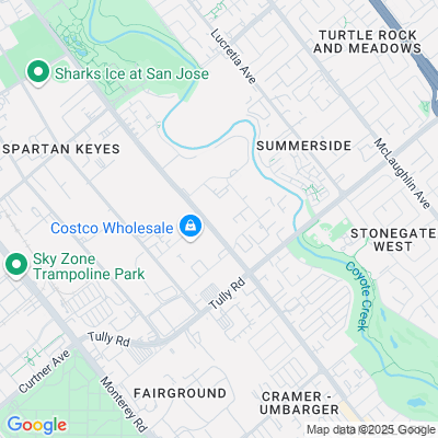 Location of the San Jose Driver License Processing Center (DL Only) DMV office