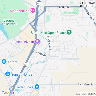 Location of the San Luis Obispo DMV office