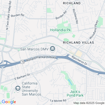 Location of the San Marcos DMV office