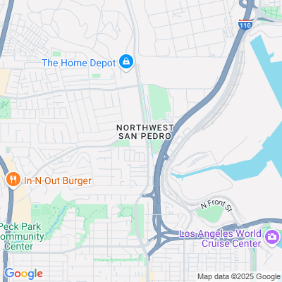 Location of the San Pedro DMV office