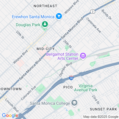 Location of the Santa Monica DMV office