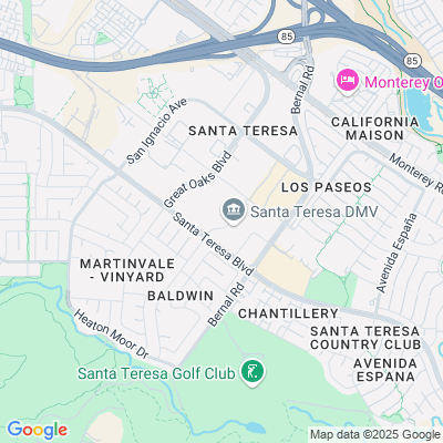 Location of the Santa Teresa DMV office