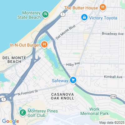 Location of the Seaside DMV office