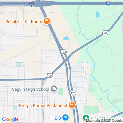 Location of the Seguin (New Braunfels) DMV office
