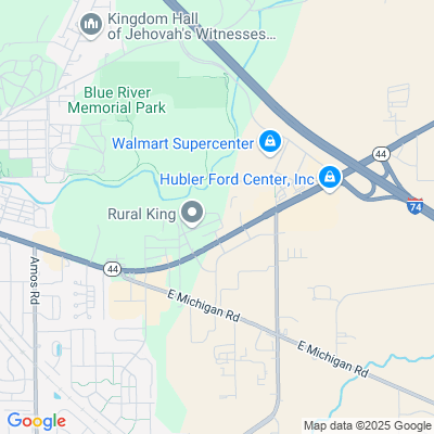 Location of the Shelbyville DMV office